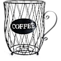 Miniatyrbild 1 av 5: Kaffeekorg, Kaffeställ, Kaffeekapsel, Kaffebönorställ, Kaffeekapselkorg, Kaffeekapselförvaringskorg