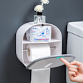Pikkukuva 3 / 5: Reikäinen wc-paperilaatikko, wc-paperin säilytykseen (sitruunankeltainen)