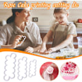 Miniatyrbild 1 av 5: 3 st All-in-one Ros Blom Fondant Tårta Tryckpress Form Kakformar