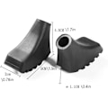 Miniatyrbillede 2 af 5: 10 stk. Spidser til Stokke Nordic Walking Pads Udskiftningsspids Gummi Nordic Walking Stokke Pads Til Vandrestokke Til Vandrestokke