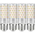Pikkukuva 1 / 5: E27 LED-lamput 12W Viileä valkoinen vastaa 120 W 1200 lm 6000K Ei himmennettävä AC220-240V, 4 kpl