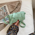 Miniatyrbillede 1 af 5: Kvinders Taske Lille Taske Mode All-match Brysttaske Kvinde Sommer Messenger Talje Taske Trendy Ins Mode Kvinders Taske A916-250 Green 3