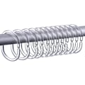Miniatyrbild 1 av 5: Piao 30-pack Duschdraperiringar Gardin C-ringar Hängare Badrumsdraperi Loop Clip Slide (transparent) Colorless
