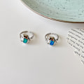 Miniatyrbild 2 av 5: Ring i Silver S925 för Dagligt Outfit, Mode Smycke Ac7581 Blue