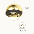 Miniatyrbild 3 av 5: 2-pack dörrstopp, magnetisk dörrstopp, dold modern golvmonterad magnetisk dörrfångare dörrhållare gold