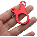 Miniatyrbild 5 av 5: 12 stycken repspännare Tält Spännare Röd Repspännare Anti-halk Vindrepsspännare Lättvikts Aluminiumlegering För Camping Markis Vandring C