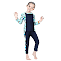 Miniatyrbild 1 av 5: 3-pack Muslimsk Badkläder för Flickor - Burkini, Islamisk Baddräkt, Strandkläder Navy Blue 12-13 Years