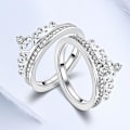 Miniatyrbilde 5 av 5: Legering Ring Solid Avtakbar Krone Avtakbar Krone Dame Ring Til Bryllup Rose Gold US 10