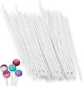 Papperspinnar för Lollipop och Cake Pops (Vita), 100-pack