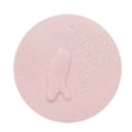 Miniatyrbild 3 av 3: 22x22 cm Enkel Rund Halksäker Vattentät PU-Läder Skrivbordsmatta För Datortangentbord Spel - Rosa Två
