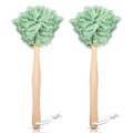 Pikkukuva 1 / 4: Toem Loofah -selkäpesin suihkuun | Bambuhiilikuitua | Kylpypesusieni | Green