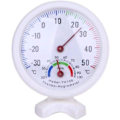 Miniatyrbild 1 av 5: Mini klockformad skaltermometer hygrometer för väggmontering inomhus temperaturmätningsverktyg
