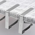 Miniatyrbillede 4 af 4: 8 stk. rustfrit stål anti-slip dug clips til fastgørelse af dug til husholdning, promenade og borddug