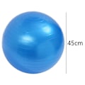Pikkukuva 2 / 5: Tasapainolautapallo joogatreeniin, pilatesharjoitteluun, venyttelyyn, kuntoiluun, kotisalille ja treenaamiseen Blue Glossy-45Cm