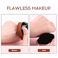 Miniatyrbillede 2 af 2: Traceless Foundation Brush med Fladt Hoved Makeup Brush Hudvenlig Blød Hurtig Flawless Base Makeup
