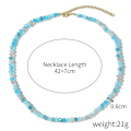 Miniatyrbilde 1 av 5: Halskje Krystall Choker Mote Smykker B1670 N2205-6
