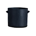 Miniatyrbillede 1 af 5: 5 planteposer, ikke-vævede træplanteposer til dyrkning af frøplanter (ren sort, ikke-bærbar (3 gallon) Φ25*22),