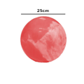 Miniatyrbild 2 av 5: Minigymnastikboll, Pilatesboll, För Fysioterapi, Stretching, Förbättrar Balansen Cloud Red 25CM