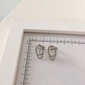 Miniatyrbild 4 av 5: Kvinnor Flickor Metall Ihålig Cool Blank Cubic Zirconia Inlagd Fingertopp Naglar Ring 1