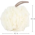 Miniatyrbillede 5 af 5: Loofah Brusebadssvamp 50g Mesh Boldsvamp 4 Faste Farver til Badning Mænd Kvinder - 4 Pakker Loofah Rengøringssvamp Bad