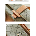 Miniatyrbild 5 av 5: Damer PU-Läder Clutch Satchel Väska Plånbok Zippade Handledsrem Fodral A916-540 Blue