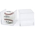 Miniatyrbild 4 av 5: Baseboll Display Case, UV-skyddad Akryl Kub Baseballhållare Kvadratisk Klar Box Memorabilia Display Förvaring Sport Officiell Baseboll Autograf