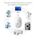 Miniatyrbillede 2 af 3: S71 Trådløs Standard Smart Switch Stikkontakt til Kerui Alarm System