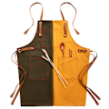 Pikkukuva 5 / 5: Denim-esili, kotibarista, ravintola, kukkakauppa, parturi, työvaatteet, koko (keltainen, 75 cm)
