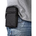 Miniatyrbild 1 av 4: Universal Bältesklämma Väska, 6.3 Tum Denim Casual Väska Vandring För Män Bärväska Skal Väska Bältesklämma Väska Väska Med Flera Spännen Plånbok