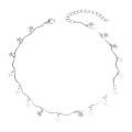 Pikkukuva 2 / 2: Choker Boho Kultaväriketju Pieni Tähti Maxi Choker Kaulakoru Naisille Tupsu Kaulakorut