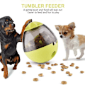 Miniatyrbild 3 av 5: Hund- & Kattleksak, Matbehållare för Husdjur, Långsam Matningskål, Kattdispenser, Liten Interaktiv Sammanvikbar Stimulerande Leksak, Justerbar Godisätande Behållare Green