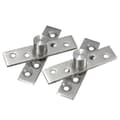 360 Dörr Pivot Gångjärn Silver 74mm Längd-2st)