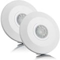 Miniatyrbillede 1 af 3: 2x Indendørs Bevægelsessensor, Overflademontering, Programmerbar, Infrarød Sensor, Rækkevidde 6m/360, Velegnet til LED