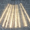 Miniatyrbillede 5 af 5: LED-regnbruser snefald juletræ lys B