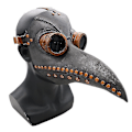Miniatyrbild 2 av 3: Pestsläkaren Gasmask Fåglar Lång Näbb Latex Steampunk Halloween Party Rekvisita