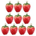 Miniatyrbild 1 av 3: 10 st Miniatyr Frukt Dekorationer Hängande Fruktberlocker