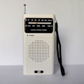 Miniatyrbillede 1 af 5: Bærbar Radio Radiostation Transistor Lommeradio Lille FM AM Radio og Højttaler (sort)