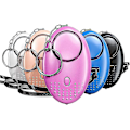 Miniatyrbild 1 av 5: Nödalarm för Personlig Säkerhet [5-pack] Skriklarm 140db LED-ficklampa