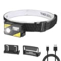 1 stk utendørs LED håndbølgeinduksjon mini USB oppladbar