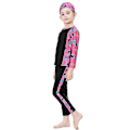 Miniatyrbild 3 av 5: 3-pack Muslimsk Badkläder för Flickor - Burkini, Islamisk Baddräkt, Strandkläder Black 3-4 Years