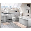 Miniatyrbillede 5 af 5: Bademåtte skridsikker absorberende bademåtte vaskbar bademåtte - 50 x 90cm (Beige),