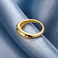 Miniatyrbild 5 av 5: Elegant och Stilig Stjärnformad Ring i Legering - Perfekt för Förlovning US 6