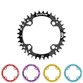 Miniatyrbilde 4 av 4: Kjedeblad 104 BCD 32T 34T 36T 38T Enkelt Bredt Smal med 4 Stykker Tannhjulbolter for Landeveissykler, MTB, BMX Bi