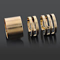 Miniatyrbillede 1 af 3: 3 stk./sæt Mode Åbne Ringe Midi Finger Knuckle Stack Ringe Charms Julegave Gold