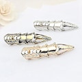 Miniatyrbild 4 av 4: Herr & Dam Gothic Punk Knuckle Full Finger Claw Ring Statement Smycke Silver