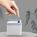 Miniatyrbild 3 av 4: Gråvit batteridriven intelligent induktions tandpetare låda automatisk restaurang tandpetare maskin automatiskt dyker upp