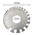 Miniatyrbillede 3 af 5: Rustfrit Stål Tråd Diameter Måler Model Svejs Inspektion Lineal Tykkelse Lineal Tråd Tråd Svejsning Måler