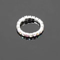 Miniatyrbillede 2 af 5: 12 stk/pakke Elastiske Rhinestone Dekorative Tåringe Blandede Farver Fod Smykker Charms