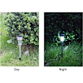 Miniatyrbilde 4 av 4: Liten Solcellelampe Vanntett Husholdnings LED Rustfritt Stål Hage Landskapslys Plenlys (2 stk Hvit Lys)