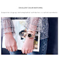 Miniatyrbillede 4 af 5: Dameur Mode Casual Japansk Quartz Ur Dame Business Vandtæt Rustfrit Stål Ur